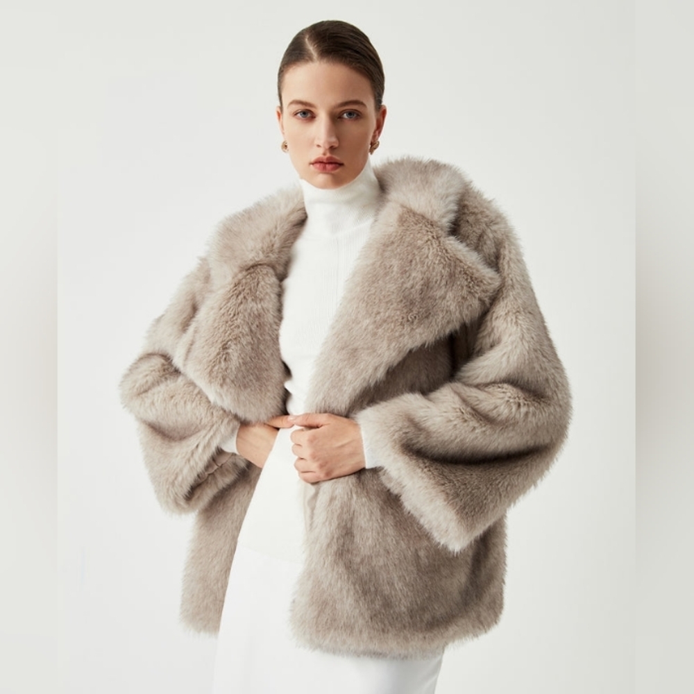 Commense Gray Teddy Jacket - image 1